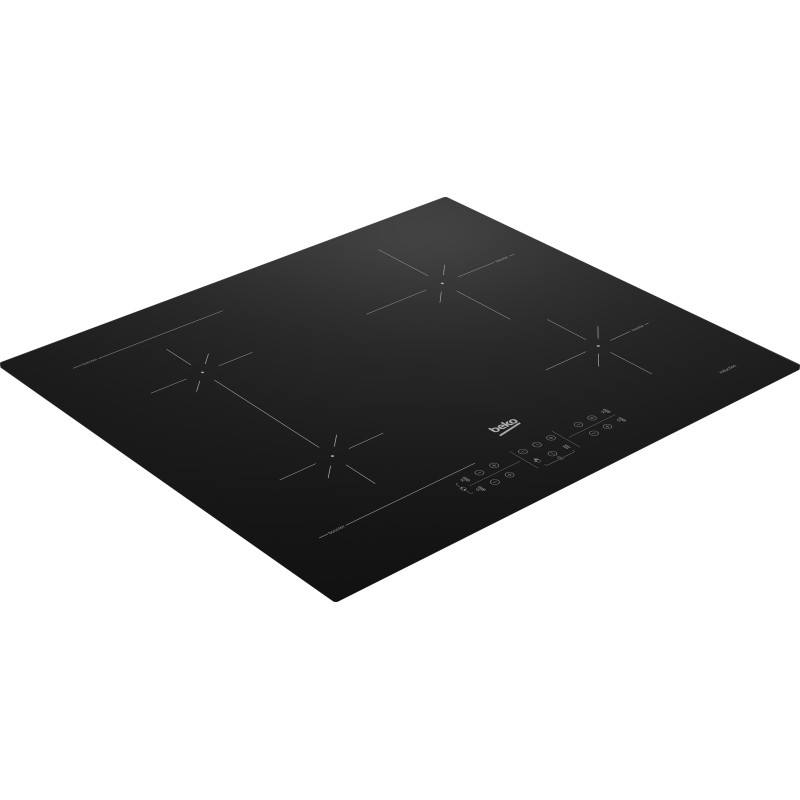 Beko HII64200SFMT Zwart Ingebouwd 59 cm Inductiekookplaat zones 4 zone(s)