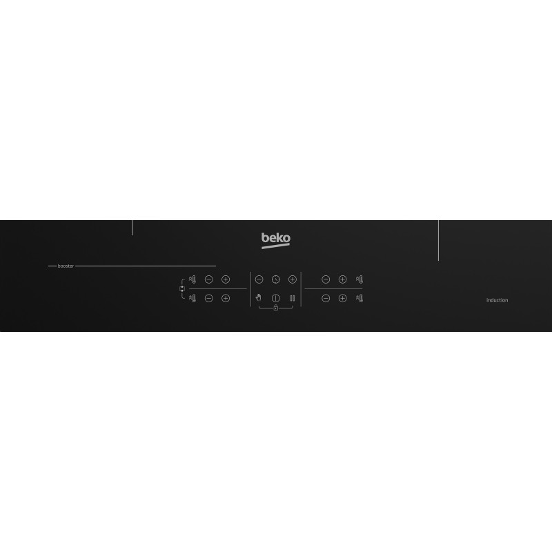 Beko HII64200SFMT Zwart Ingebouwd 59 cm Inductiekookplaat zones 4 zone(s)