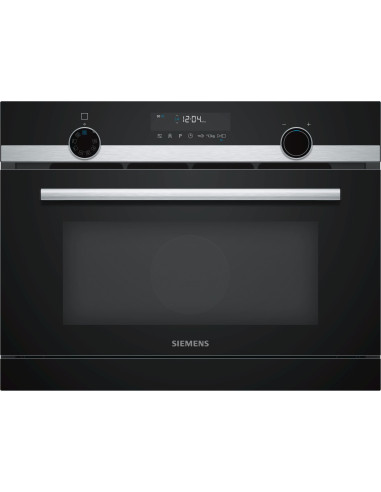 Siemens CO565AGS0 micro-onde Intégré (placement) Micro-ondes grill 36 L 1000 W Noir, Acier inoxydable