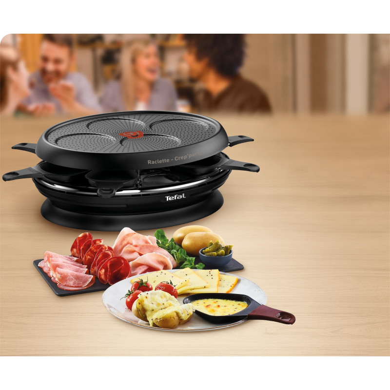Tefal Store'Inn RE320812 raclette 8 persoon/personen 1050 W Zwart