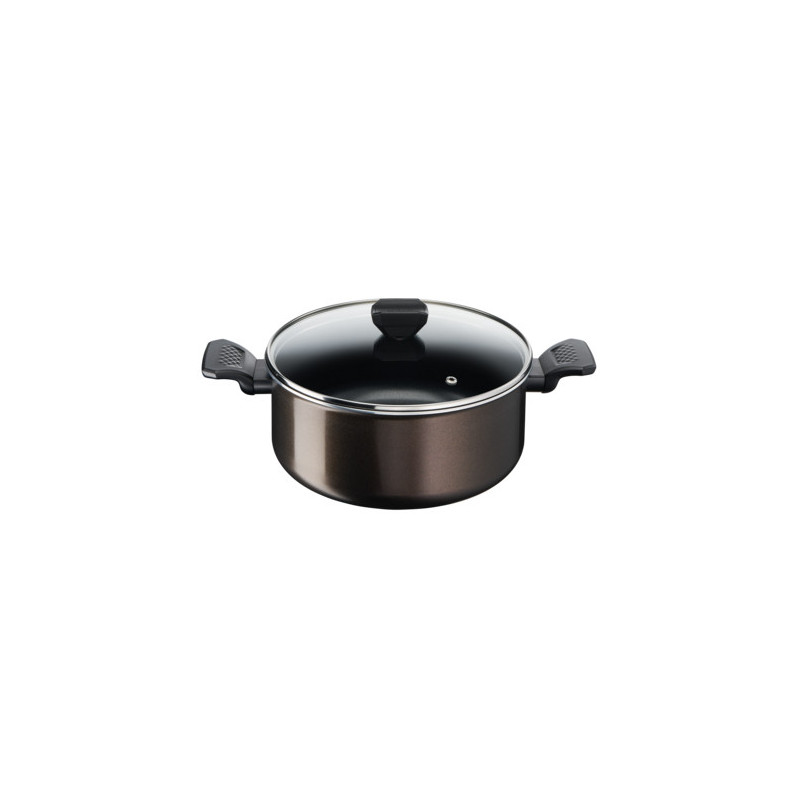Tefal Easy Cook & Clean B5544602 casserole à sauce Rond Noir, Marron