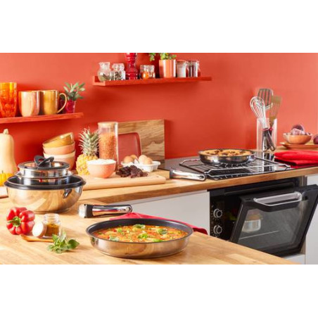 Tefal L9739102 steelpan Rond Roestvrijstaal