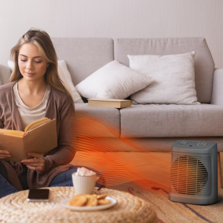 Rowenta Instant Comfort Compact SO2321 Intérieure Gris 1800 W Chauffage de ventilateur électrique