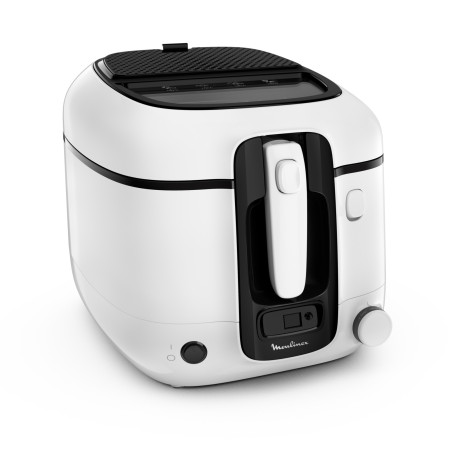 Moulinex Super Uno AM314010 friteuse Enkel 2,2 l Vrijstaand 1800 W Frituurpan Wit