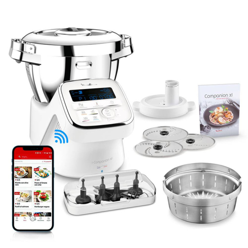 Moulinex YY4525FG robot ménager 1550 W 3 L Gris, Blanc
