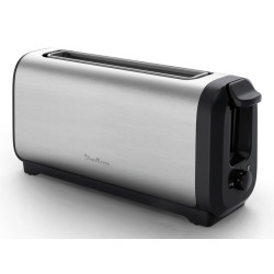 Moulinex LS5S0DE0 broodrooster 7 2 snede(n) 1430 W Zwart, Roestvrijstaal