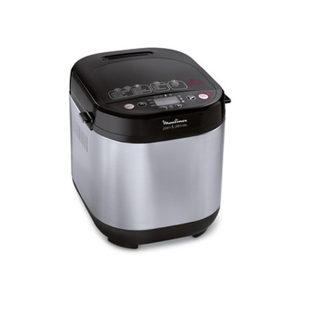 Moulinex OW240E broodbakmachine 720 W Zwart, Roestvrijstaal