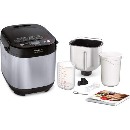 Moulinex OW240E broodbakmachine 720 W Zwart, Roestvrijstaal