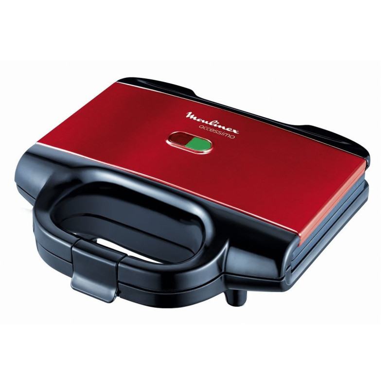 Moulinex SM180811 sandwich maker 650 W Zwart, Rood