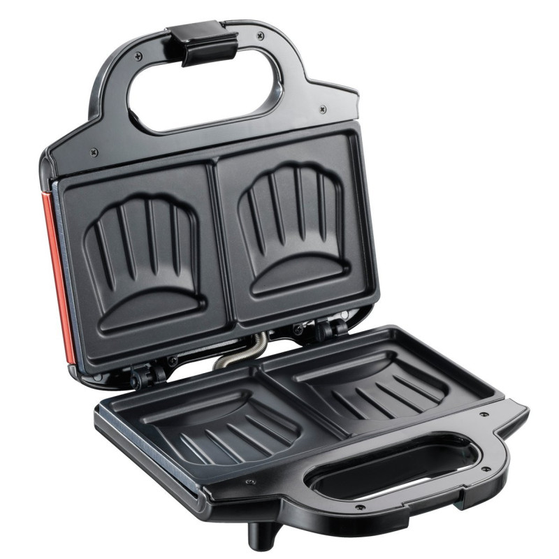 Moulinex SM180811 sandwich maker 650 W Zwart, Rood