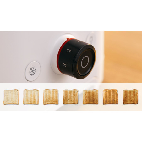 Bosch TAT3M121 broodrooster 4 snede(n) 950 W Wit