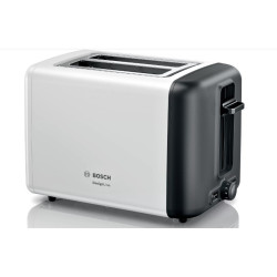 Bosch TAT3P421 broodrooster 2 snede(n) 970 W Zwart, Wit