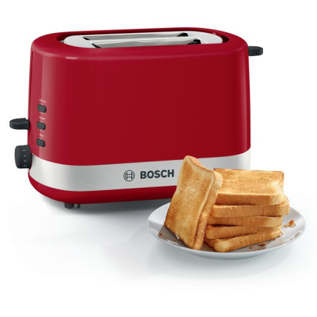 Bosch TAT6A514 broodrooster 2 snede(n) 800 W Rood