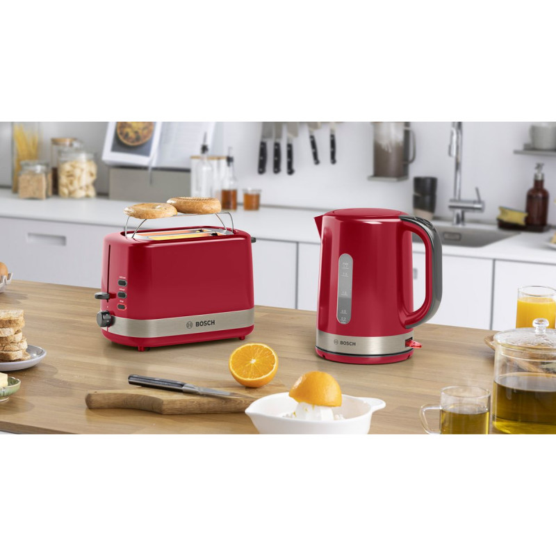 Bosch TAT6A514 broodrooster 2 snede(n) 800 W Rood