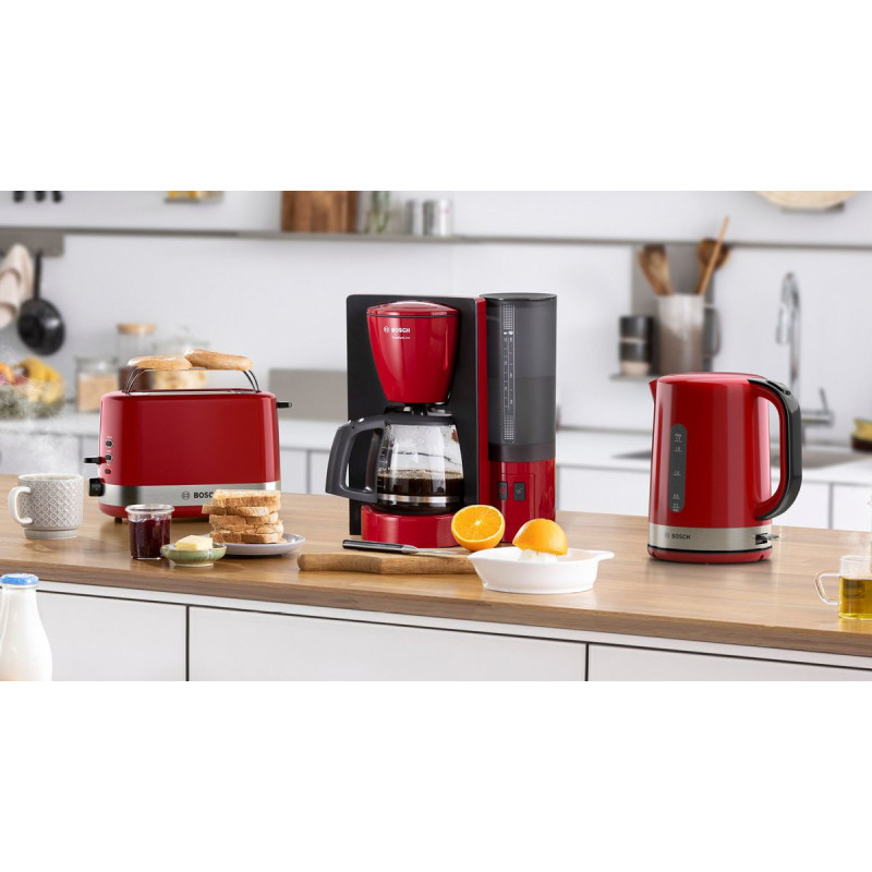 Bosch TAT6A514 broodrooster 2 snede(n) 800 W Rood