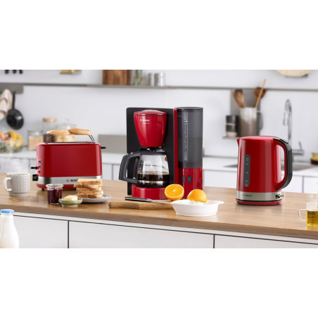 Bosch TAT6A514 broodrooster 2 snede(n) 800 W Rood