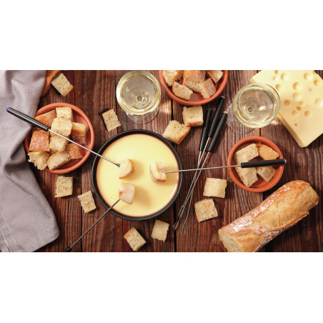 Tefal Cheese'N'Co RE12C8 raclette 6 personne(s) 850 W Noir