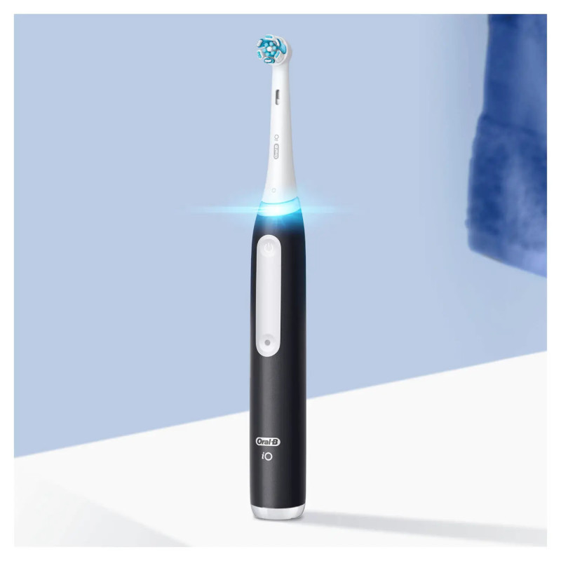 Oral-B iO 3 Matte Adulte Brosse à dents vibrante Noir, Blanc