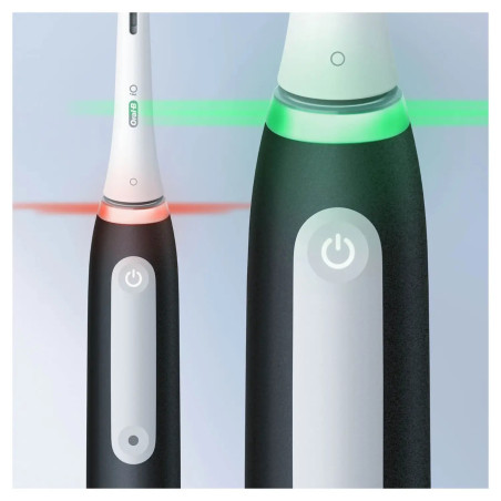 Oral-B iO 3 Matte Adulte Brosse à dents vibrante Noir, Blanc