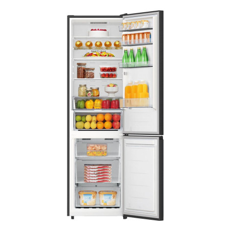 Hisense RB440N4AFC réfrigérateur-congélateur Pose libre 336 L Noir