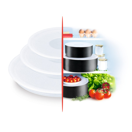 Tefal Ingenio L90192 couvercle Rond Blanc