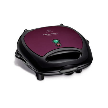Moulinex SJ615612 moule à gauffres 2 gauffre(s) 700 W Noir, Violet