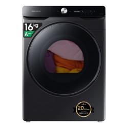 Samsung DV16DG8600BVU3 wasdroger Vrijstaand Voorbelading 16 kg Zwart