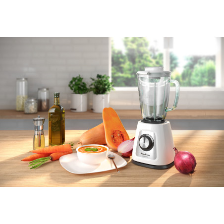 Moulinex LM430 1,75 l Blender voor op aanrecht 800 W Wit