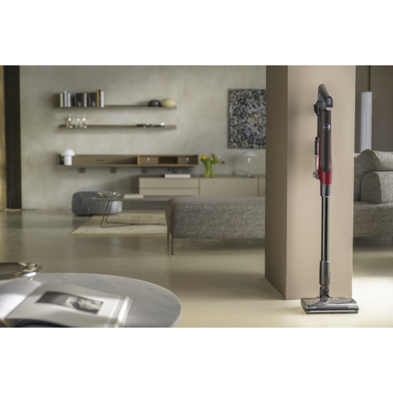 Hoover HF210H 011 2-in-1-steelstofzuiger Batterij/Accu Droog EPA Zakloos 165 W Zwart, Rood