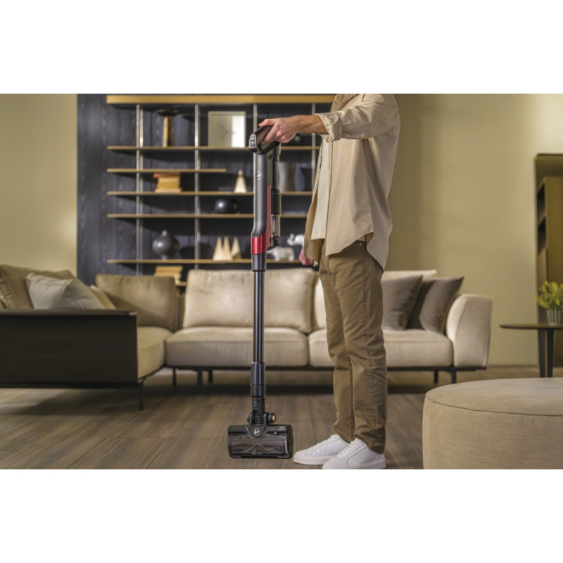 Hoover HF210H 011 2-in-1-steelstofzuiger Batterij/Accu Droog EPA Zakloos 165 W Zwart, Rood