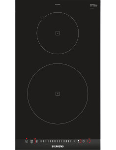 Siemens EH375FBB1E plaque Noir Intégré (placement) Plaque avec zone à induction 2 zone(s)