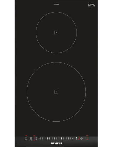 Siemens EH375FBB1E plaque Noir Intégré (placement) Plaque avec zone à induction 2 zone(s)