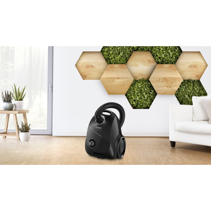 Bosch Serie 2 BGBS2BA1P Aspirateur 3,5 L Aspirateur sans sac Sec 600 W Sac à poussière