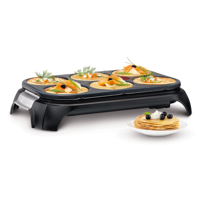 Tefal PY558813 appareil à crêpes 6 crèpe(s) 1000 W Noir