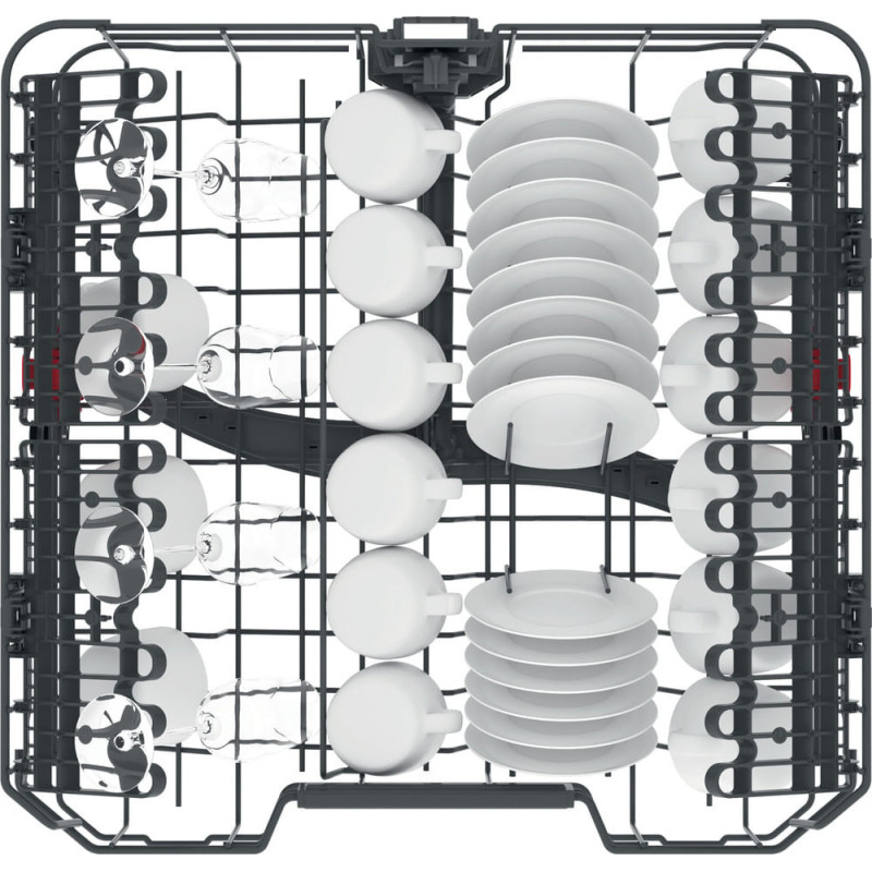 Whirlpool WBC3C26X Semi-ingebouwd 14 couverts