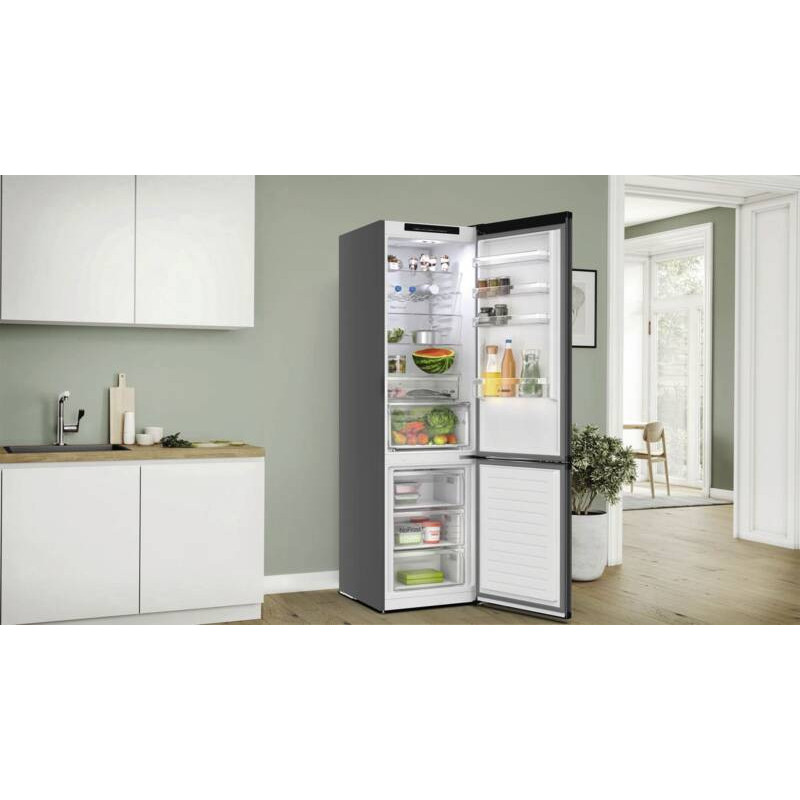 Bosch Serie 4 KGN39OCAF koel-vriescombinatie Vrijstaand 363 l Antraciet, Roestvrijstaal
