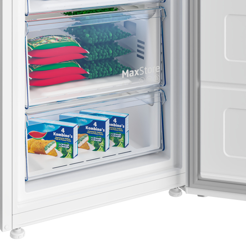 Beko B3RFNE274W Congélateur vertical Pose libre 220 L Blanc