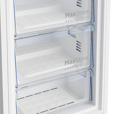 Beko B3RFNE274W Congélateur vertical Pose libre 220 L Blanc