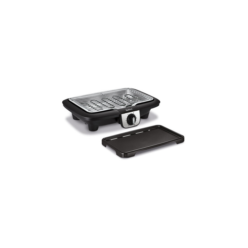Tefal EasyGrill BG930812 buitenbarbecue & grill Tafelblad Electrisch Zwart, Grijs 2100 W