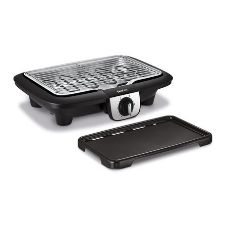 Tefal EasyGrill BG930812 buitenbarbecue & grill Tafelblad Electrisch Zwart, Grijs 2100 W