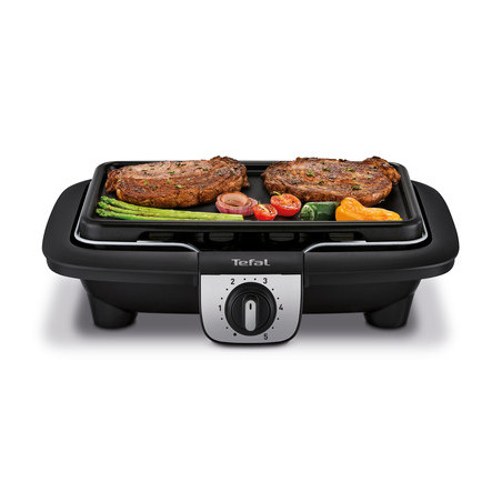 Tefal EasyGrill BG930812 barbecue et grill Dessus de table Electrique Noir, Gris 2100 W