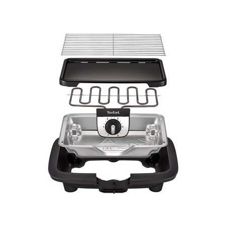Tefal EasyGrill BG930812 barbecue et grill Dessus de table Electrique Noir, Gris 2100 W