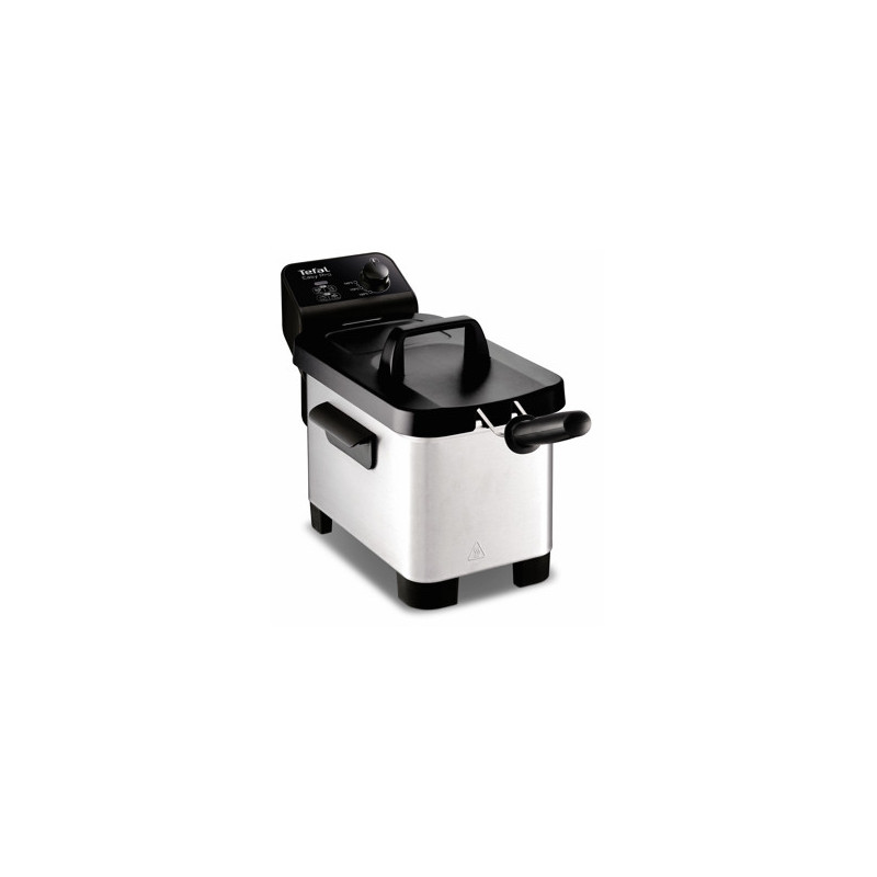 Tefal Easy Pro FR331 Unique Autonome Friteuse Noir, Acier inoxydable