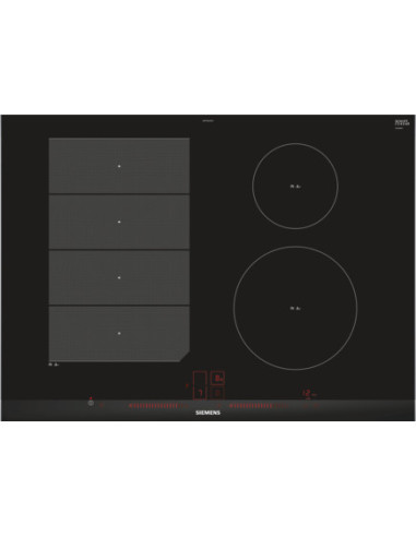 Siemens EX775LEC1E plaque Noir Intégré (placement) Plaque avec zone à induction 4 zone(s)