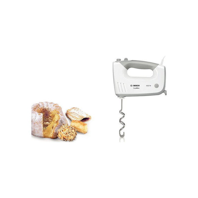 Bosch MFQ36470 mixeur Batteur à main 450 W Blanc