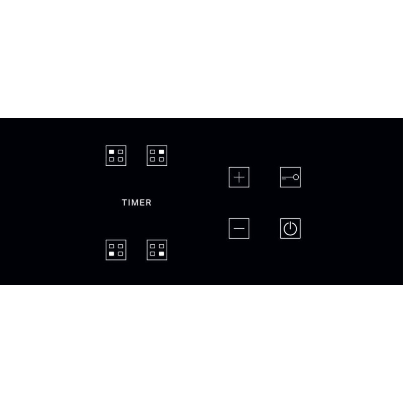 Whirlpool AKT 8090/NE Zwart Ingebouwd 60 cm Keramisch 4 zone(s)