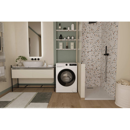 Candy GD 49B8-S machine à laver Charge avant 9 kg 1351 tr/min Blanc