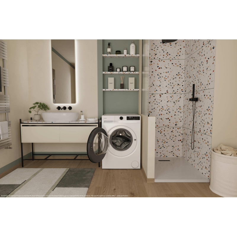 Candy GD 49B8-S wasmachine Voorlader 9 kg 1351 RPM Wit