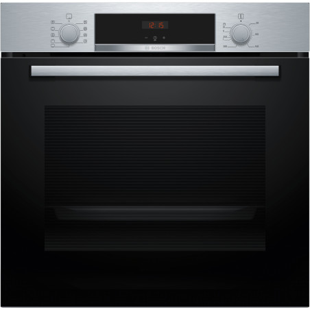 Bosch Serie 4 HBA514BS3 four 71 L 3400 W Noir, Acier inoxydable