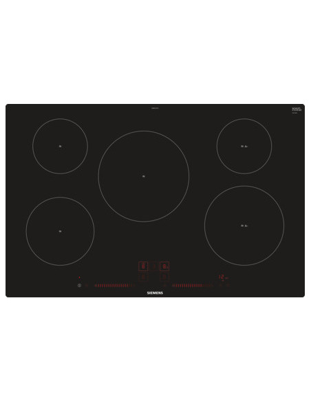 Siemens EH801LVC1E plaque Noir Intégré (placement) Plaque avec zone à induction 5 zone(s)